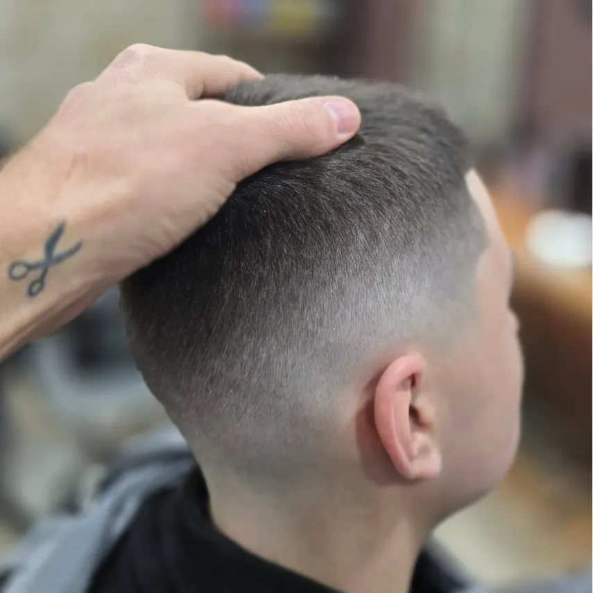 Dégradé haut homme BZH Barber Hennebont