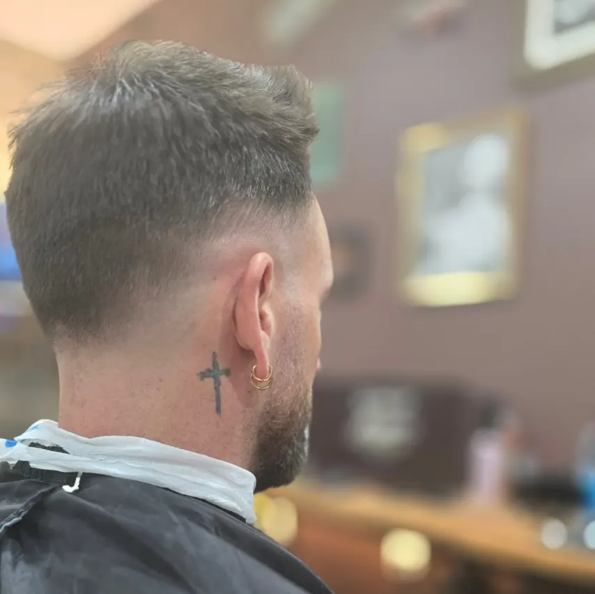 Dégradé bas homme et barbe BZH Barber Hennebont